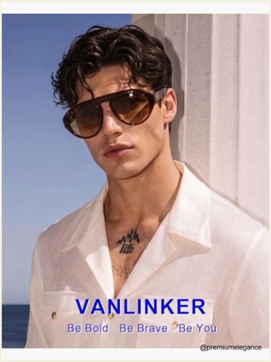 Oversized Aviator Sunglasses UV400 Retro Shield Frame Large